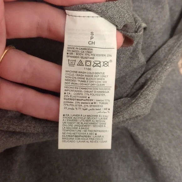 Old Navy powersoft women's gray high rise go dry joggers ankle length - Picture 7 of 12